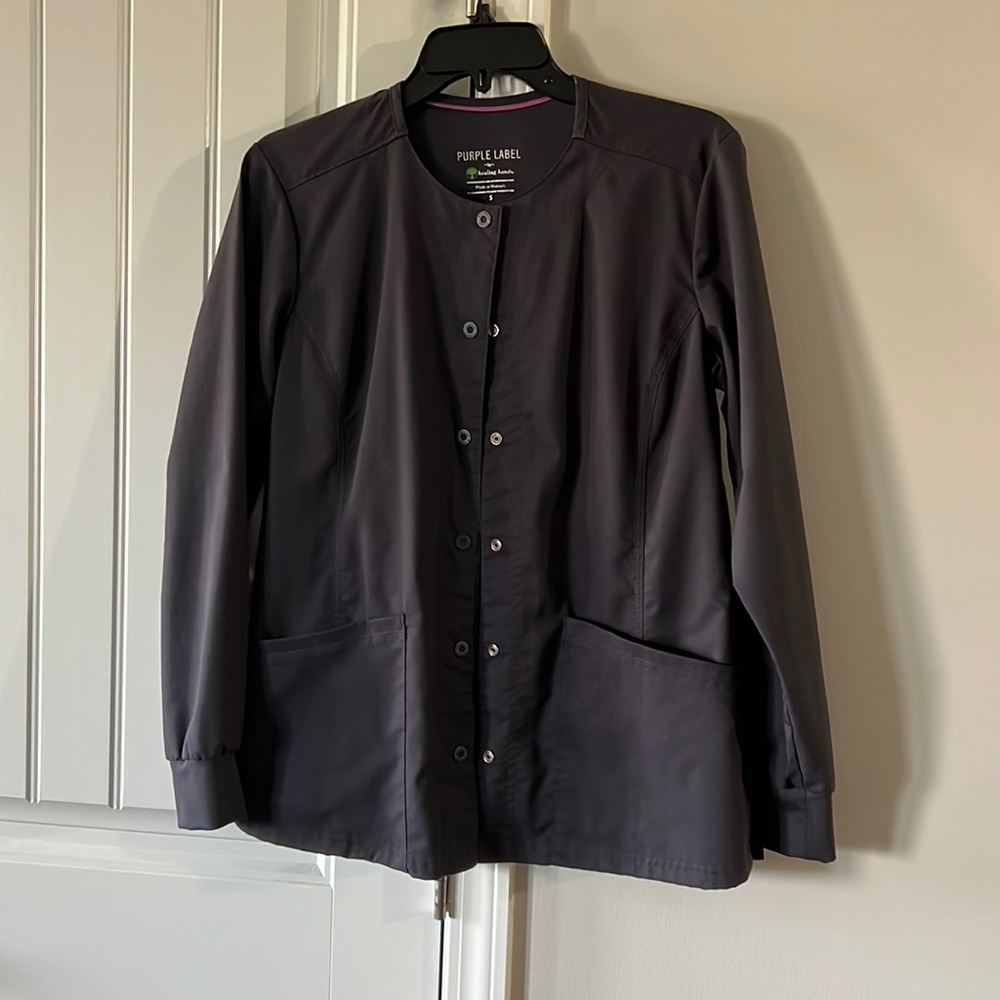 Healing Hands Purple Label scrub jacket